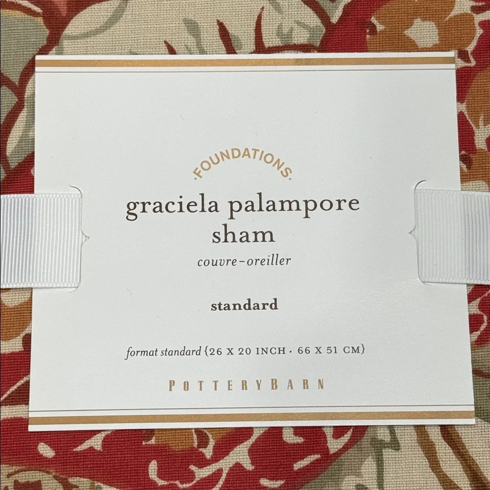 Pottery Barn Floral Sham